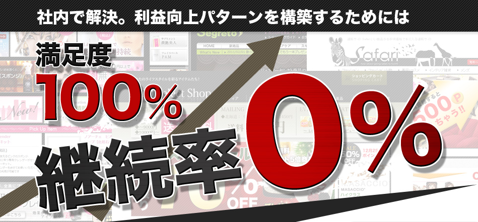 満足度100％継続度0％